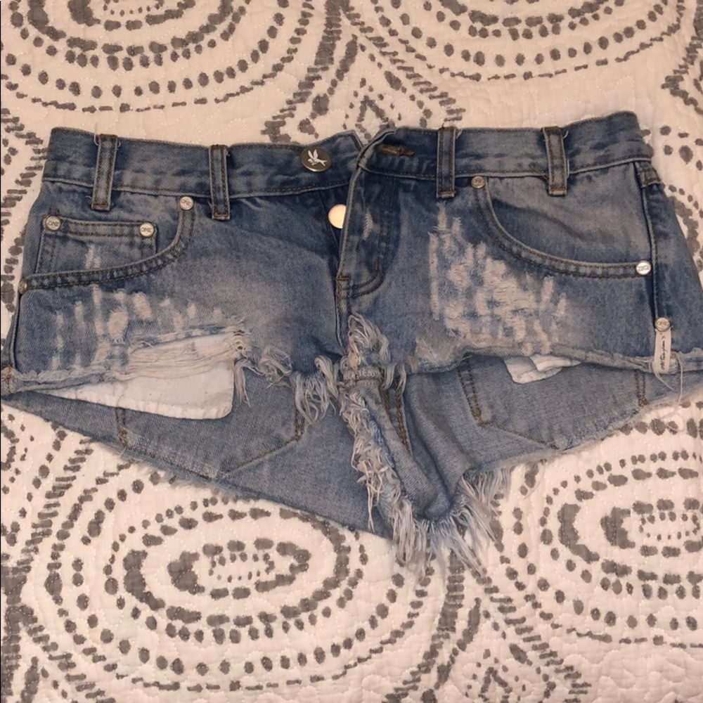 One teaspoon denim shorts